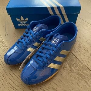Adidas women Tokyo Royal Blue Sneakers with White Stripes
